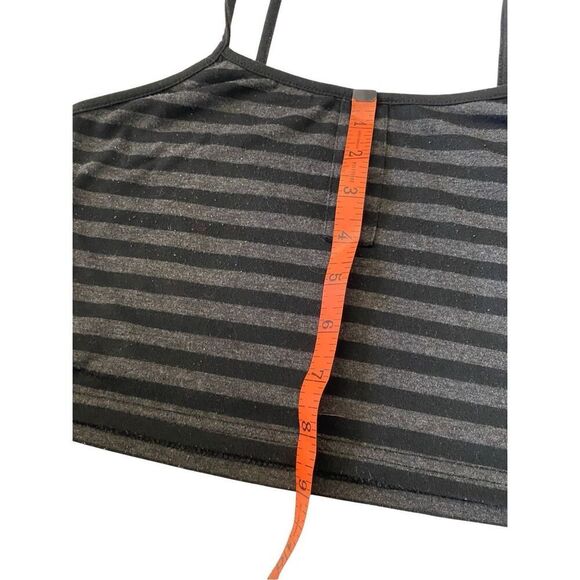 Romwe Striped Cropped Tank Top Coastal Beach Sexy Summer Lounge - Picture 7 of 8